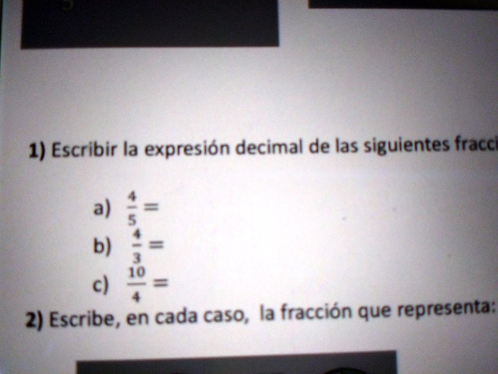 Solved Por Favorrrrrrrrrrr Ay Denme Escribir La Expresi N Decimal