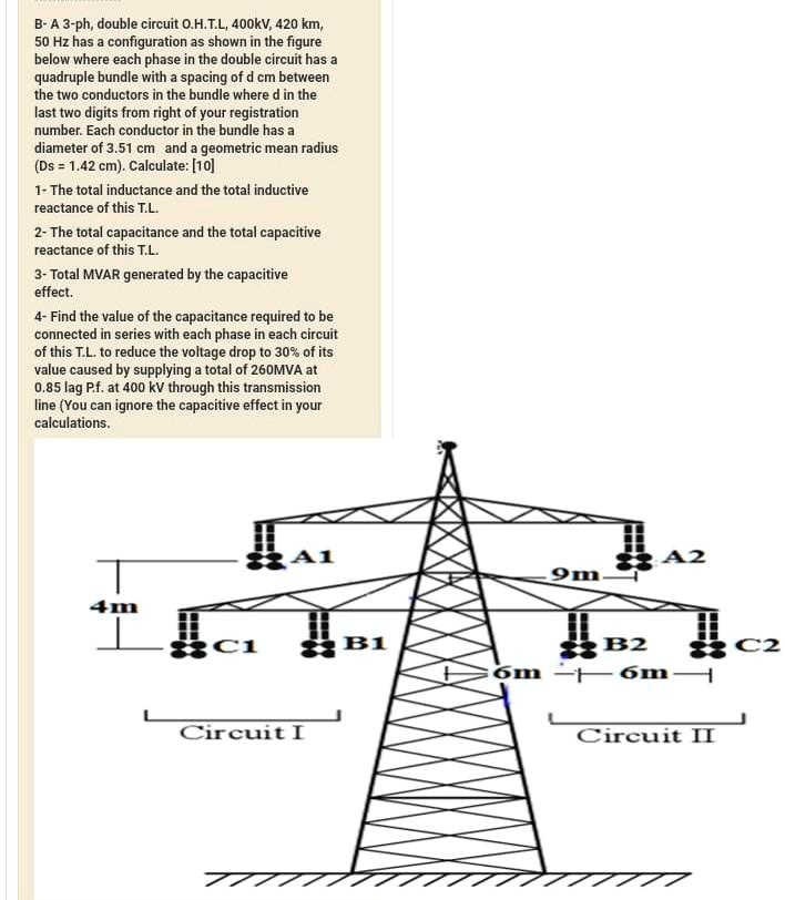 B A Phase Double Circuit O H Tl Kv Km Hz Has A