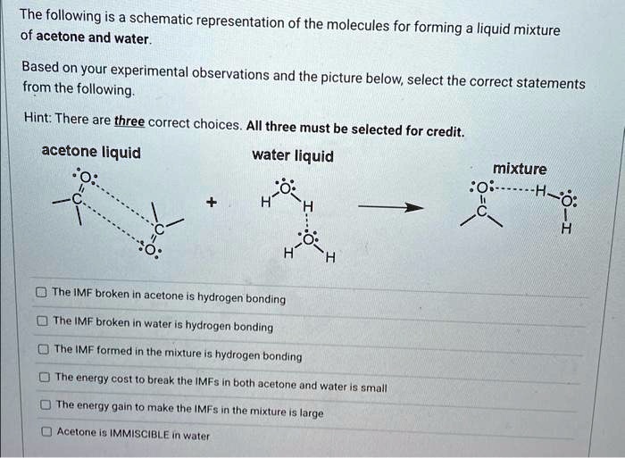 Solved The Following Is A Schematic Representation Of The Molecules