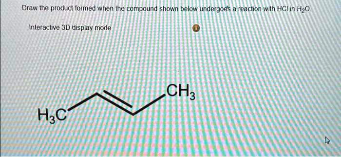 Solved Draw The Product Formed When The Compound Shown Below Undergoes