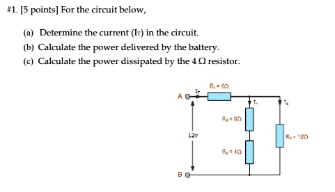 Solved Points For The Circuit Below Determine The Current Ir