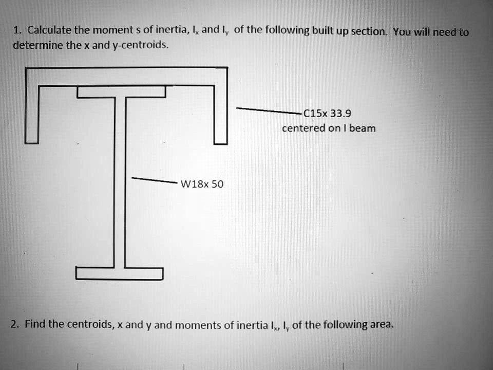 Solved Determine The Moment Of Inertia With Respect To The Centroidal