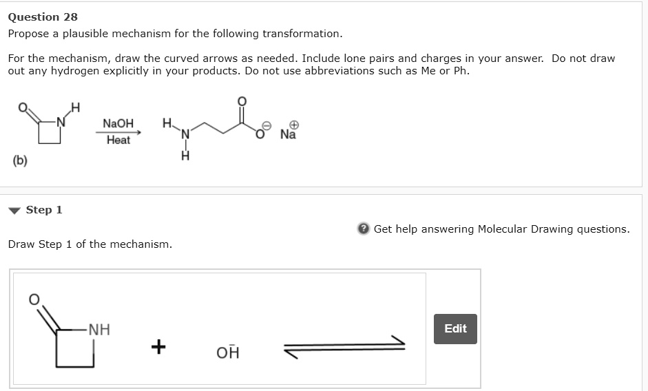 Solved Question Propose Plausible Mechanism For The Following