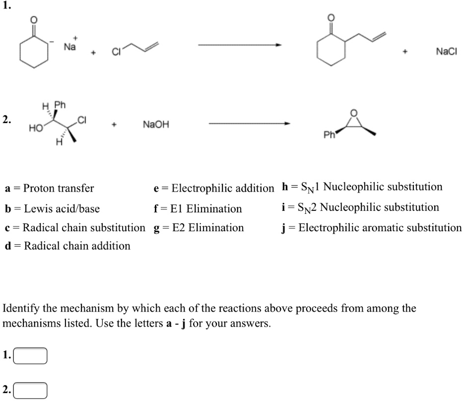 SOLVED Na Naci H Ph NaOH OH Ph 4 Proton Transfer E Electrophilic