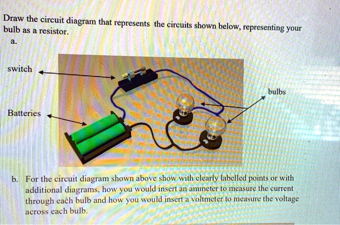 Draw The Circuit Diagram That Bulb As A Resistor Rep SolvedLib