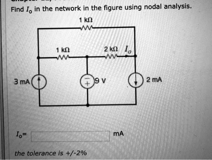 Find Io In The Network In The Figure Using Nodal Anal Solvedlib