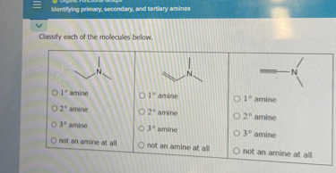 Solved Classify Each Of The Molecules Below