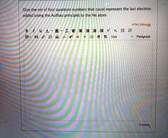 Solved Give The Set Of Four Quantum Numbers That Could Represent The