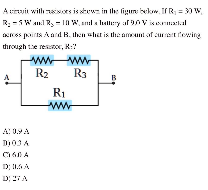 A Circuit With Resistors Is Shown In The Figure Below Solvedlib