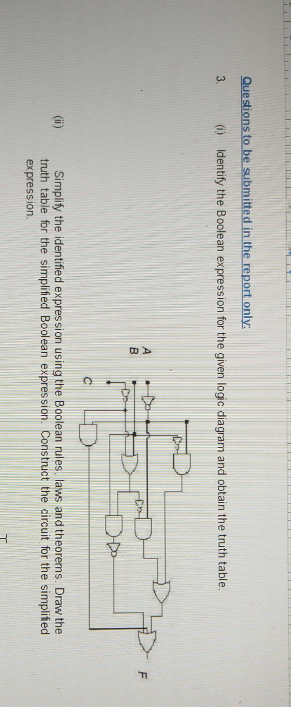 Solved Questions To Be Submitted In The Report Only I Identify