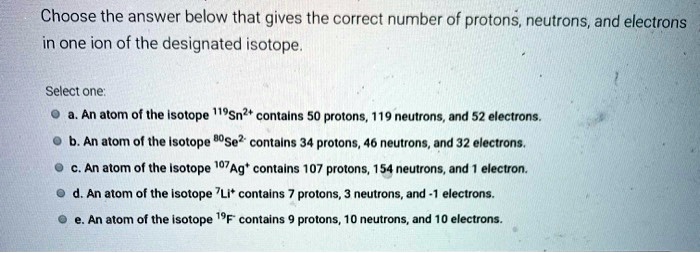 SOLVED Choose The Answer Below That Gives The Correct Number Of