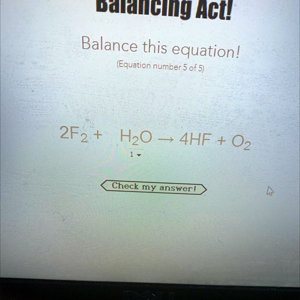 Solved Balance This Chemical Equation Valalitiug Actl Balance This