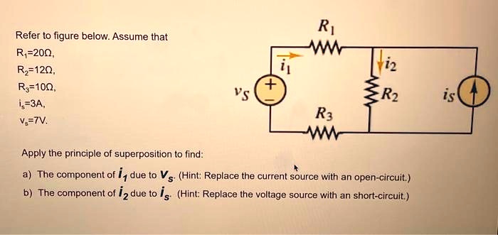 Refer To The Figure Below Assume That R1 20 R2 12 R3 10 I 3a And V 7v 1