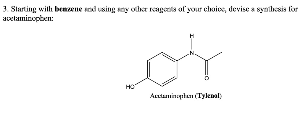 Solved Starting With Benzene And Using Any Other Reagents Of Your