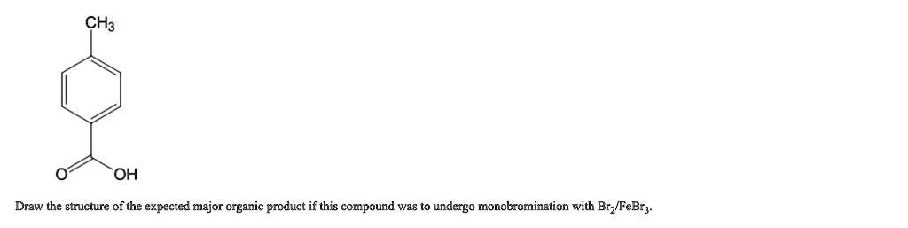 SOLVED CH3 OH Draw The Structure Of The Expected Major Organic Product