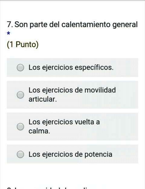 Solved Me Ayudan Por Favor Es Un Examen Son Parte Del Calentamiento