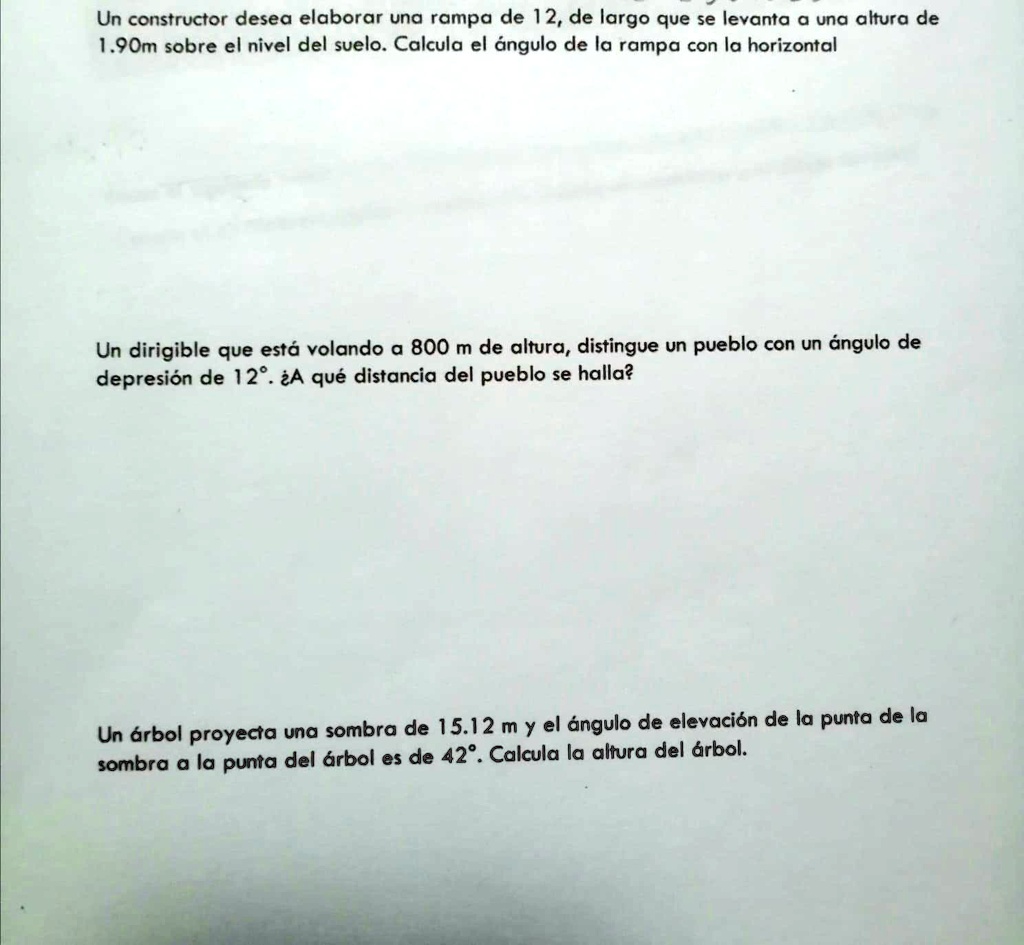 SOLVED Aplicando Las Funciones Trigonometricas Resuelve Los