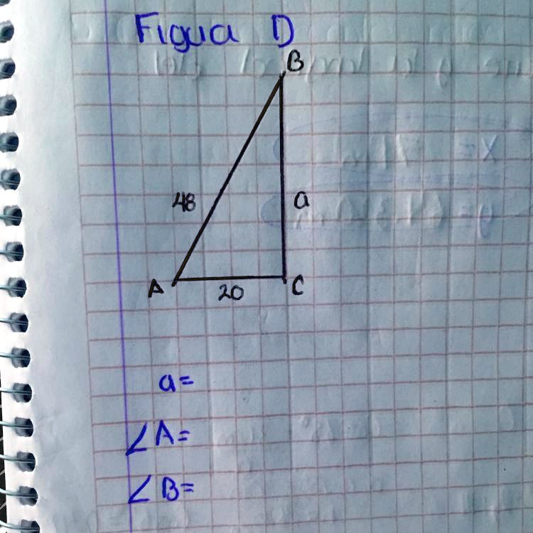 SOLVED Calcular los valores que piden razones trigonométricas Figua 0