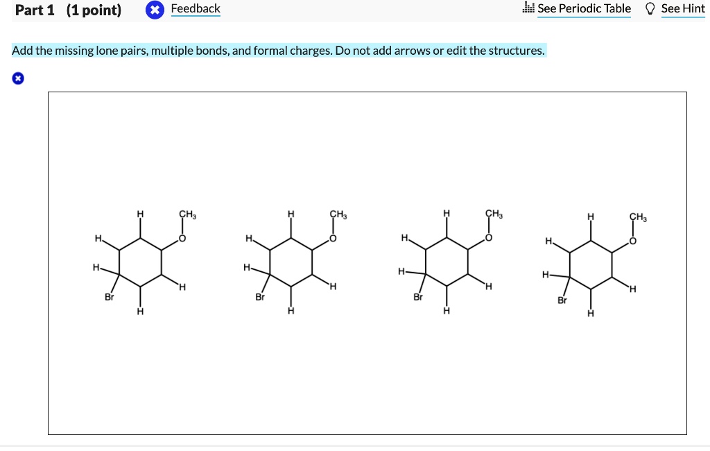 SOLVED Part 1 1 Point Feedback See Periodic Table See Hint Add The