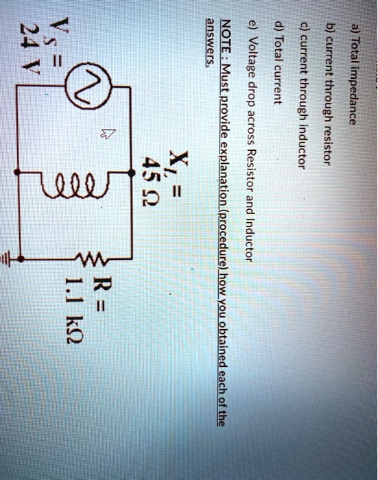 SOLVED 24V 2 Answers D Total Current C Current Through Inductor B