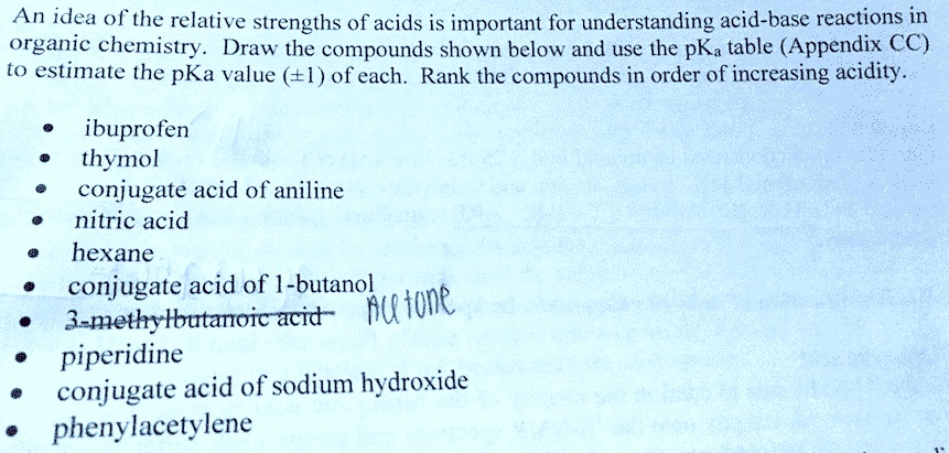 Solved Organic Chemistry Draw The Compounds Shown Below And Use The