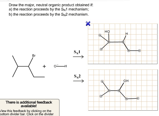 Solved Draw The Major Neutral Organic Product Obtained If The