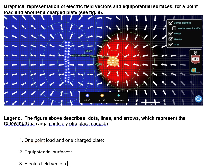 SOLVED Graphical Representation Of Electric Field Vectors And