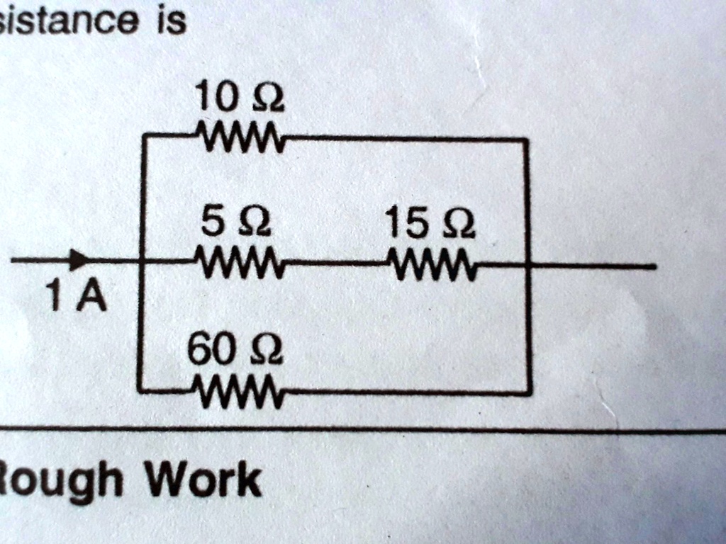 SOLVED In The Circuit Shown Below Voltage Drop Across 5 Ohm