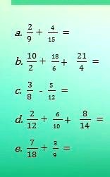 SOLVED Realiza Las Siguientes Sumas Y Restas De Fracciones 16 2 4