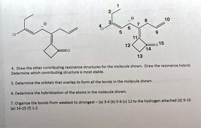 Solved Draw The Other Contributing Resonance Structures For The