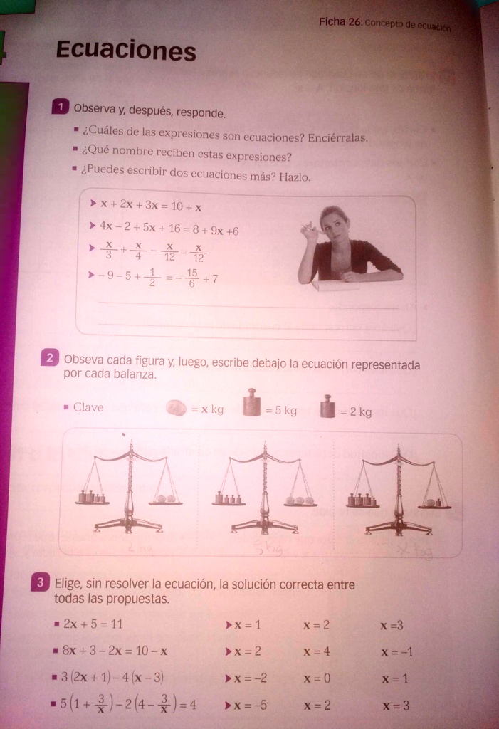 Solved Ayuda Porfa Doy Coronita Ficha Concepto De Ecuaciini