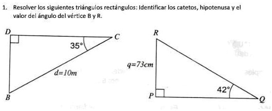 Solved Ayuda Por Favor Xd Resolver Los Siguientes Tri Ngulos