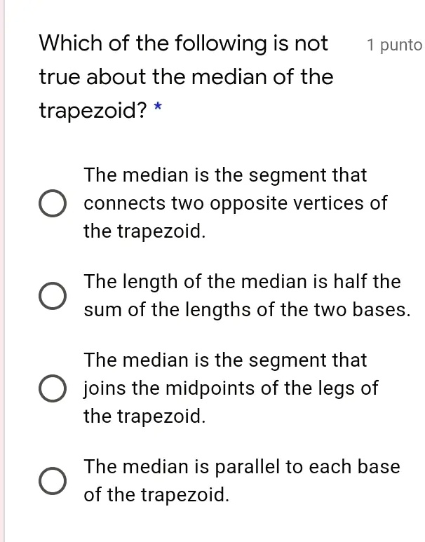 Solved Which Of The Following Is Not True About The Median Of The