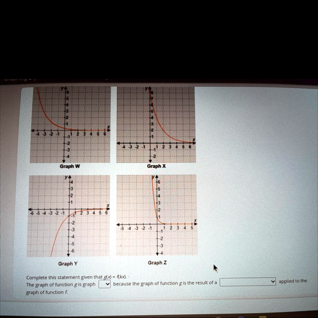 SOLVED Consider The Graph Of F X 1 2 X The Graph Of Function G