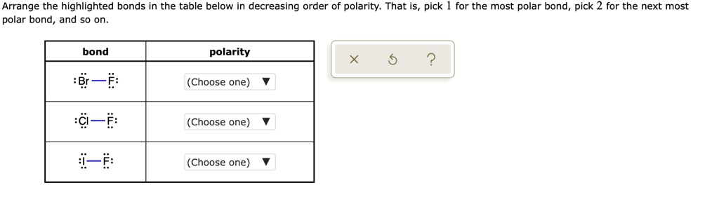 Solved Arrange The Highlighted Bonds In The Table Below In Decreasing