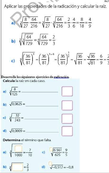 SOLVED Relsolver La Siguientes Operaciones Aplicar Las Propiedades De