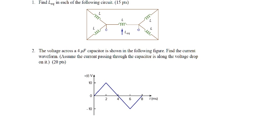 Solved Find Leq In Each Of The Following Circuit Pts The