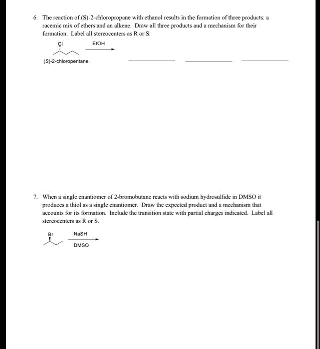 SOLVED Please Please Please Answer All Parts 6 The Reaction Of S 2