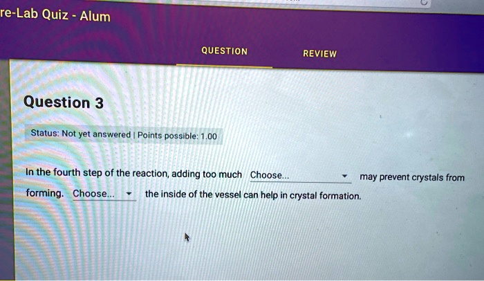 Solved Text Re Lab Quiz Album Question Review Question Status Not