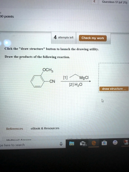 Solved Question Of Jo Points Attempts Lelt Check My Work Click