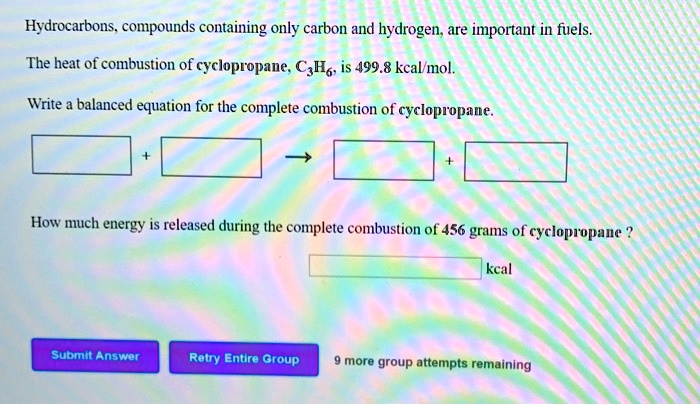 SOLVED Hydrocarbons Compounds Containing Only Carbon And Hydrogen