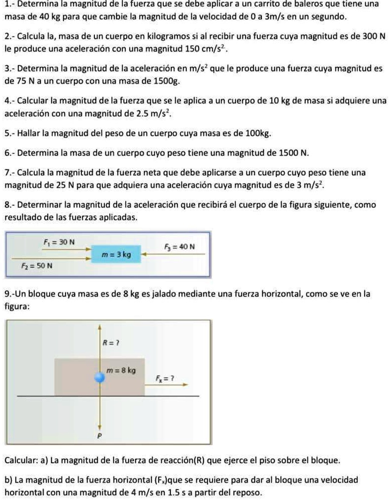 Solved Necesito Ayuda Con Estos Ejercicios Determina La Magnitud