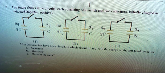 SOLVED The Figure Shows Three Circuits Each Consisting Of An Indicated