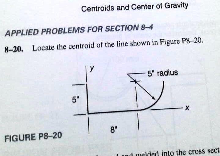 Solved Centroids And Center Of Gravity Applied Problems For Section