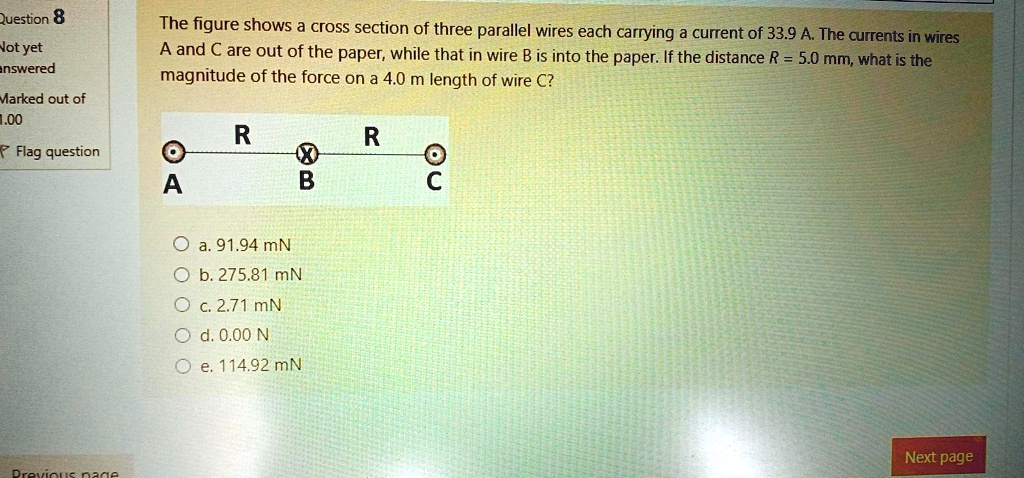 Solved Juestion The Figure Shows Cross Section Of Three Parallel