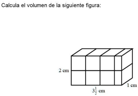 Solved Calcula El Volumen De La Siguiente Figura Calcula El Volumen