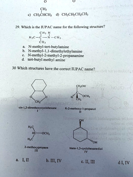 CH CHSCHCH CH CH CHCH Which Is The IUPAC Name For The SolvedLib