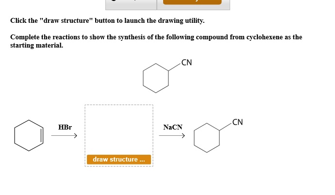 Solved Click The Draw Structure Button To Launch The Drawing Utility