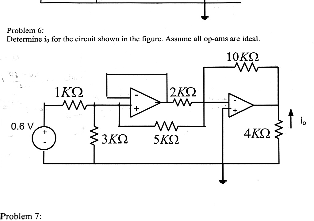 SOLVED Determine Io For The Circuit Shown In The Figure Assume All Op