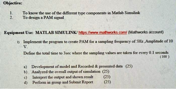 Solved Objective To Understand The Use Of Different Components In